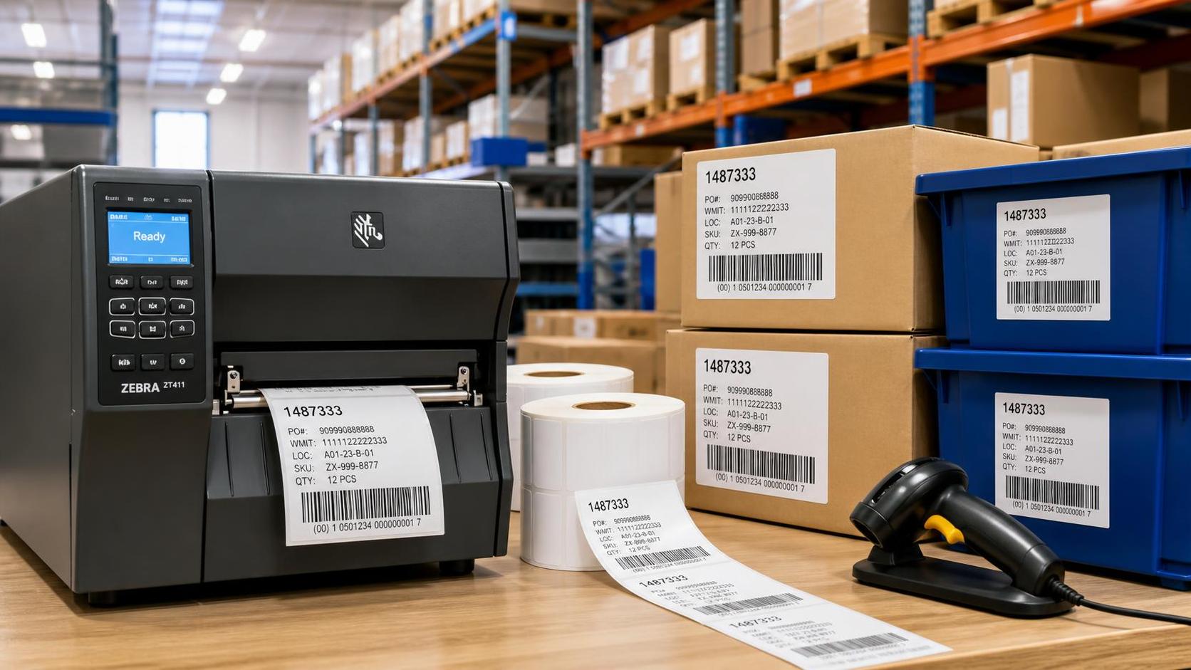 What features matter most in a label printer for inventory accuracy
