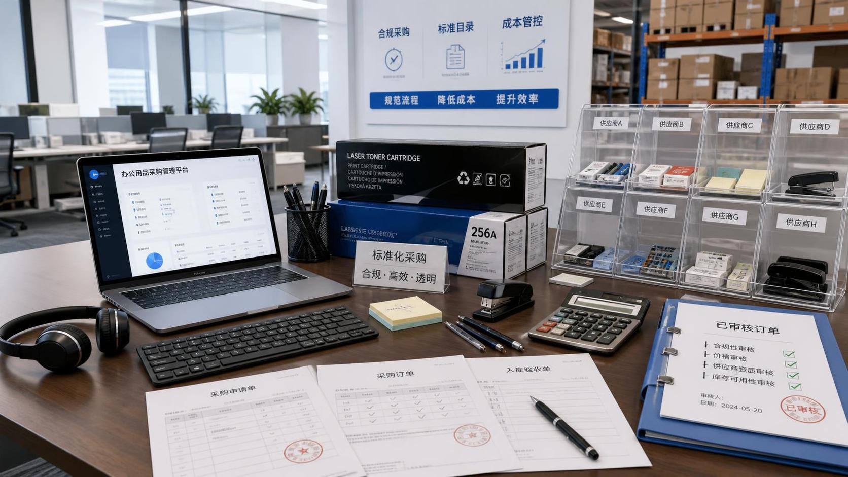 When does office procurement software reduce maverick spending?