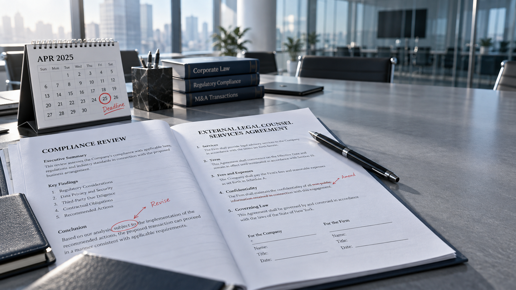 When should a business outsource legal services for compliance?