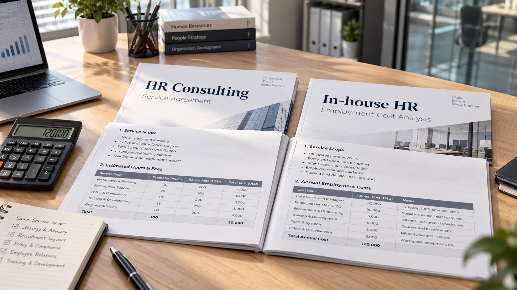 Are HR consulting solutions cheaper than hiring an HR manager?