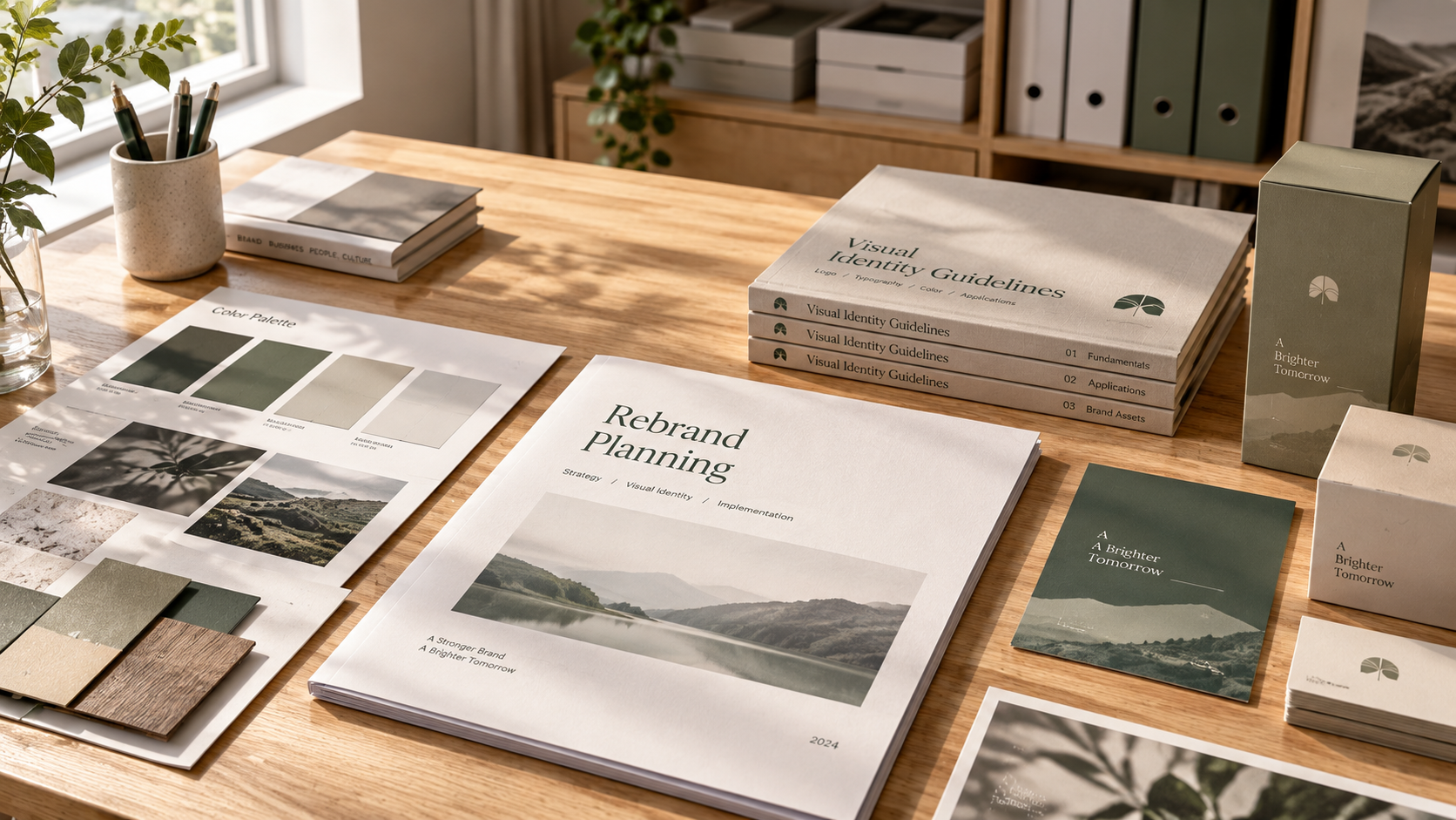 How long does the brand consulting process take for a rebrand?