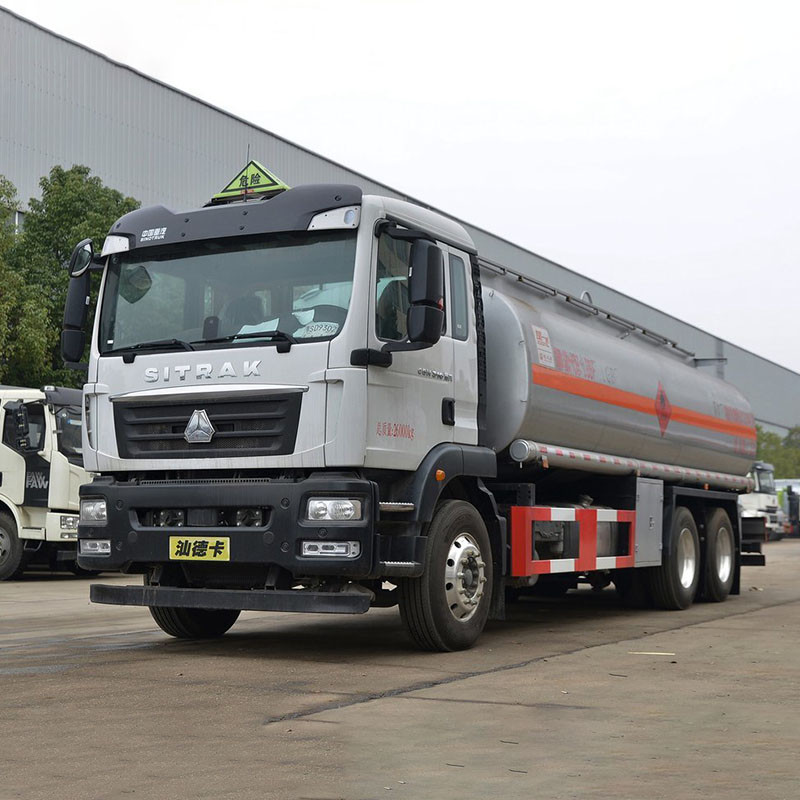 5 Used SITRAK 6x4 Water Tank Truck 371HP 10-Wheel