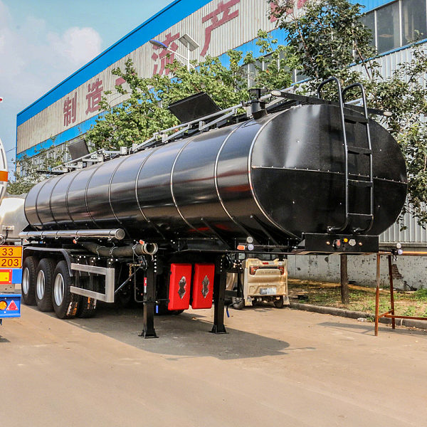 Used 3-Axle Hot Asphalt Transport Trailer Used 3-Axle Hot Asphalt Transport Trailer