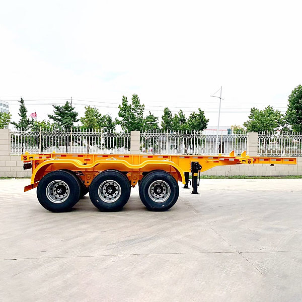 Used Tri Axle Container Skeleton Trailer for Sale Used Tri Axle Container Skeleton Trailer for Sale