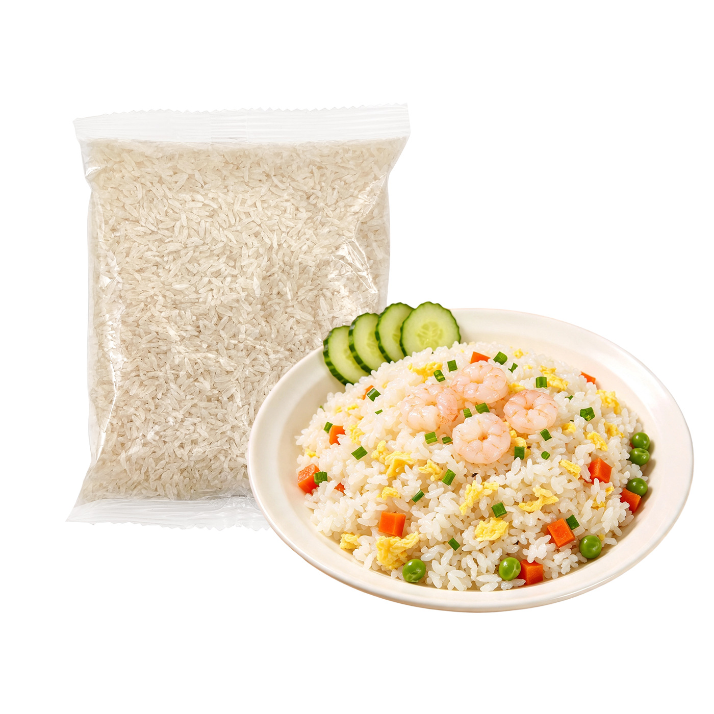Dried Konjac Rice 100g Hot Water Instant Rice Original Flavor OEM Available For Southeast Asia Indonesia Market
