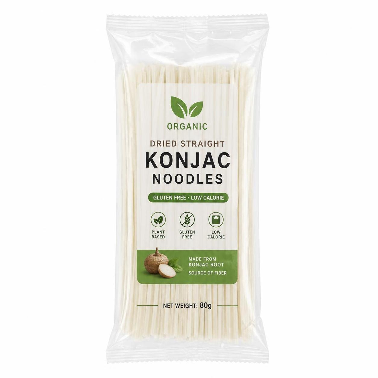 Custom Konjac Noodles & Shirataki Vermicelli, Zero‑Fat Konjac Pasta, Instant Convenient Meal Replacement
