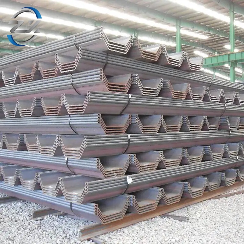 SM 400A SS490B ركائز صفائح فولاذية على شكل حرف U