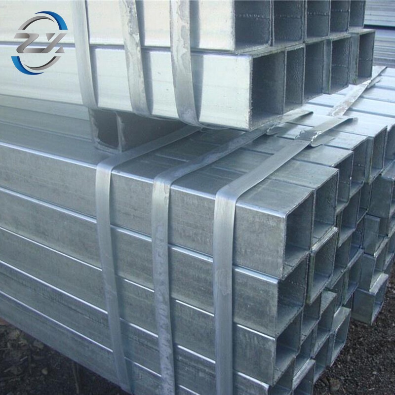 Tubo cuadrado de acero galvanizado