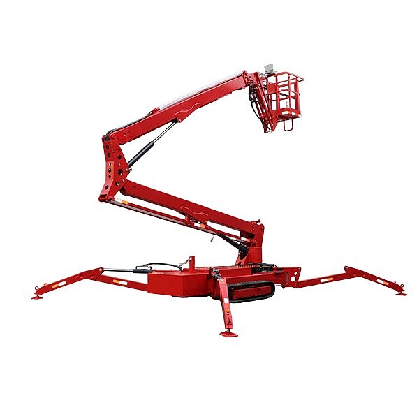 Tracked articulated boom lift platform