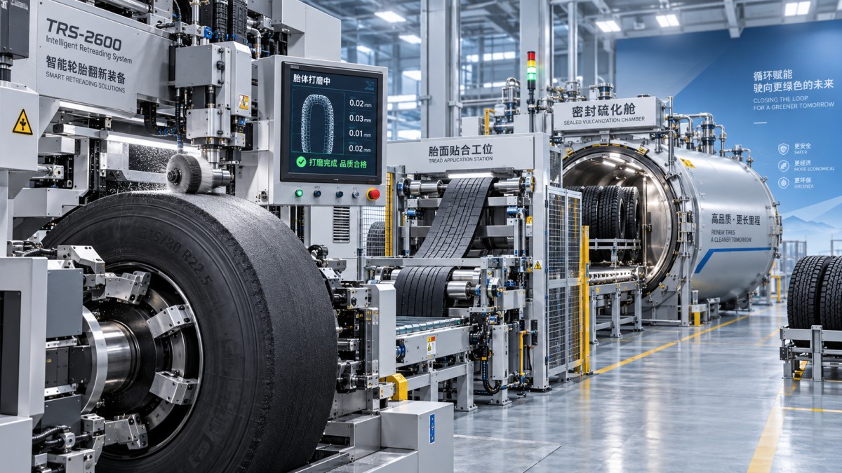 How Retreading Machines Help Prevent Tread Separation in Truck Tyres