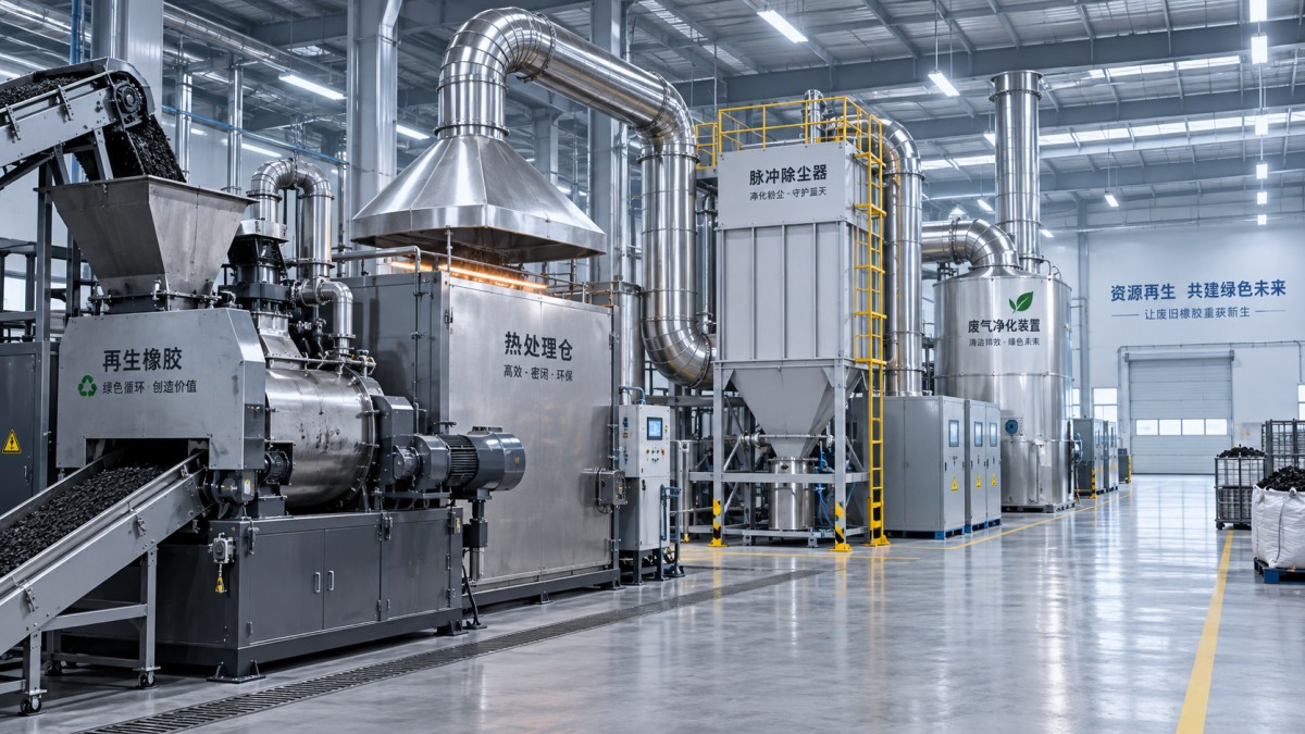 Emission Controls to Review Before Installing a Reclaimed Rubber Machine