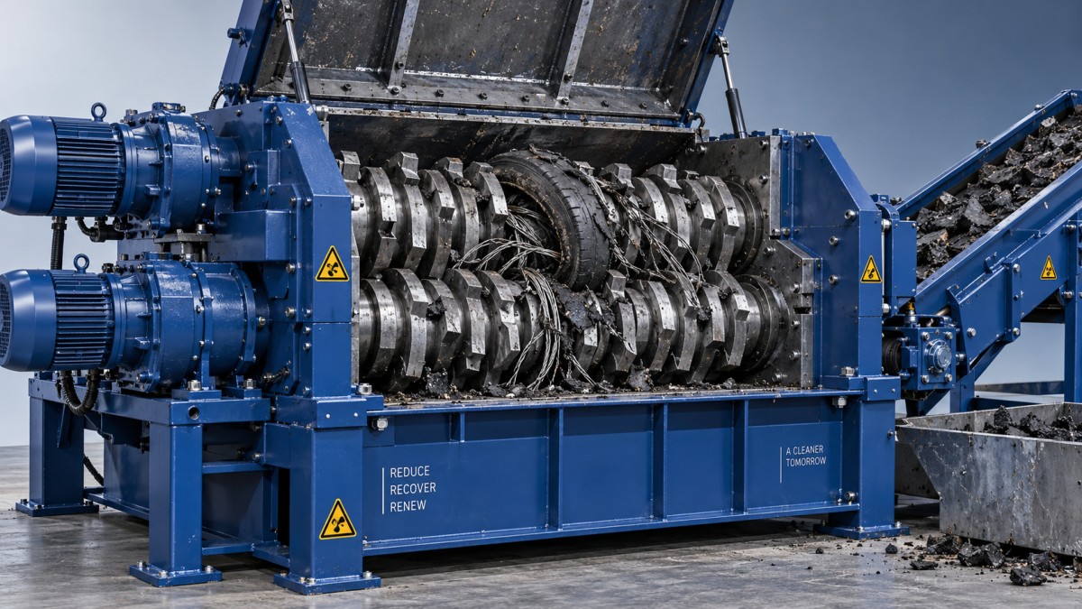 Why does a tire shredder keep reversing during normal feeding? Why does a tire shredder keep reversing during normal feeding?