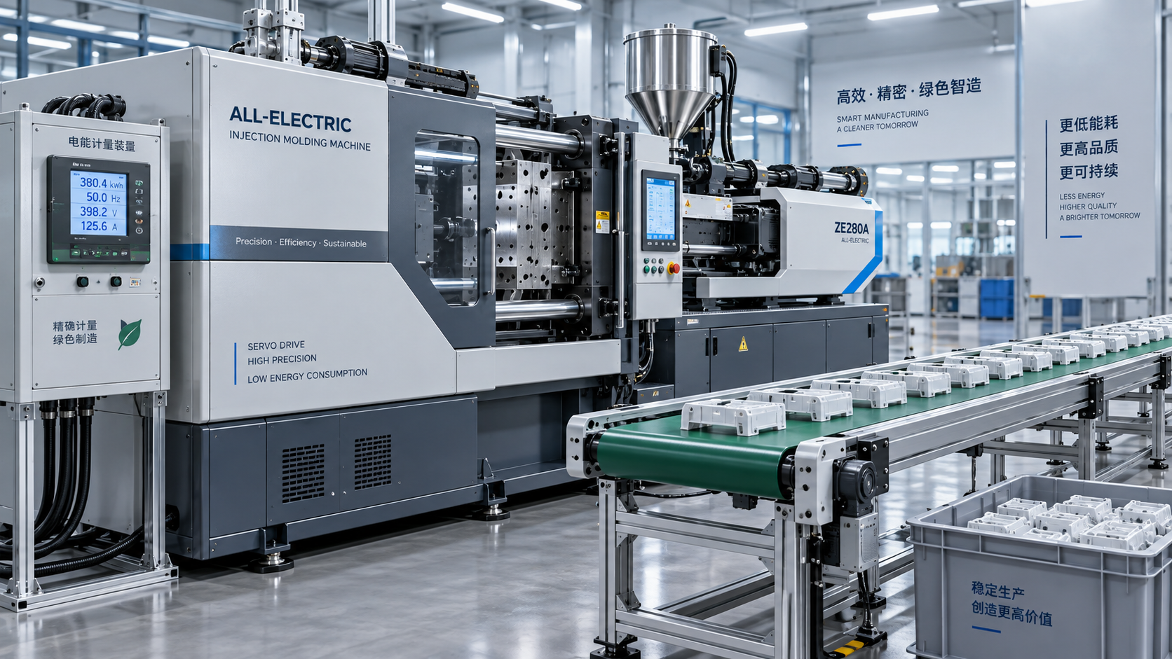 When does an all-electric injection moulding press pay back?