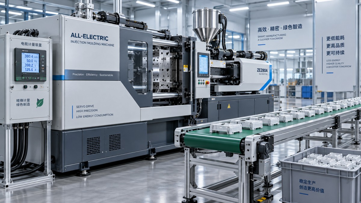 When does an all-electric injection moulding press pay back?