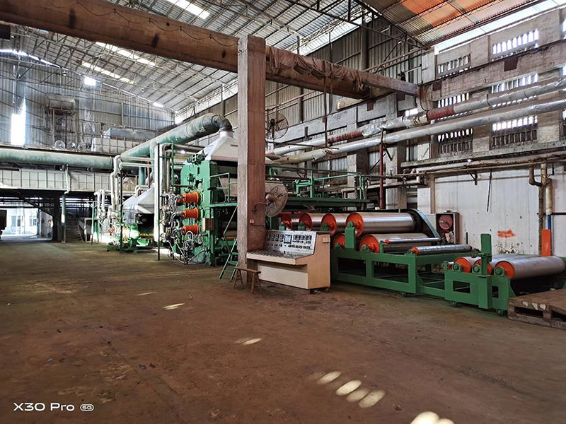 used_second hand synthetic leather calender line