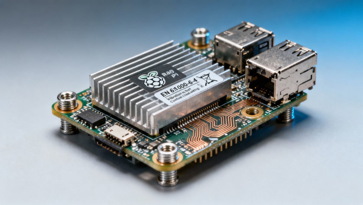 Industrial Raspberry Pi compute modules certified for EN 61000-6-4—but not for continuous vibration exposure Industrial Raspberry Pi compute modules certified for EN 61000-6-4—but not for continuous vibration exposure