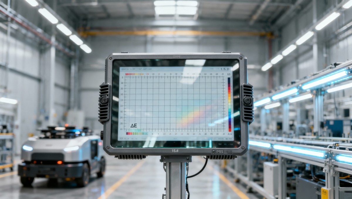 Custom industrial touchscreen monitors failing calibration consistency across ambient light shifts