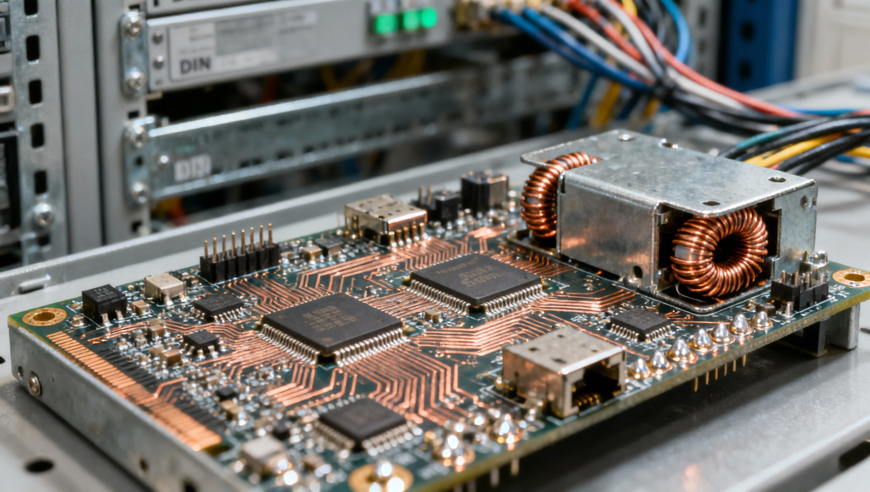 Industrial Ethernet switch PCBA designs where EMI resilience gets traded for BOM cost savings