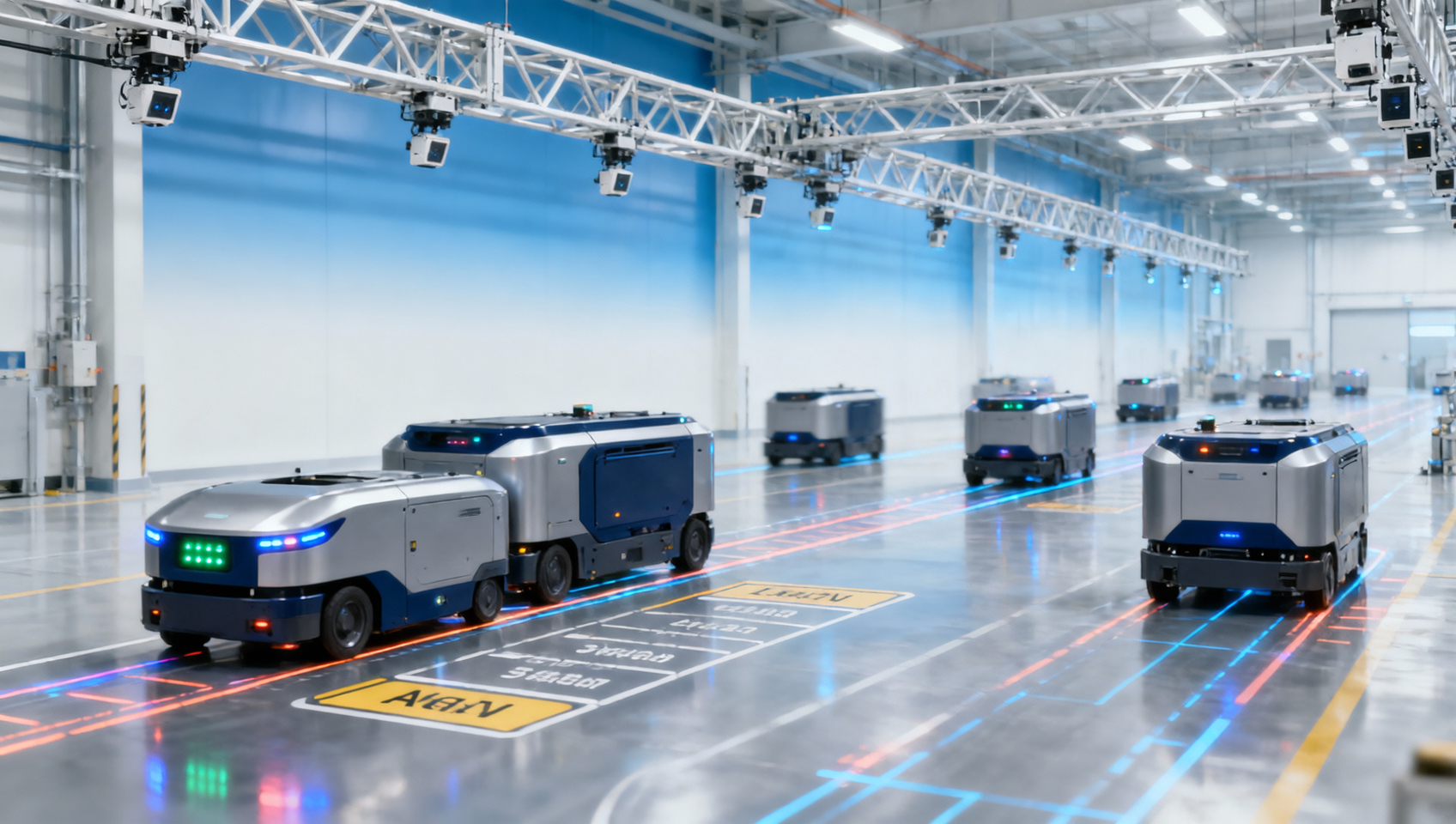 AGV traffic control algorithm: How path reservation windows increase dead time in high-mix environments