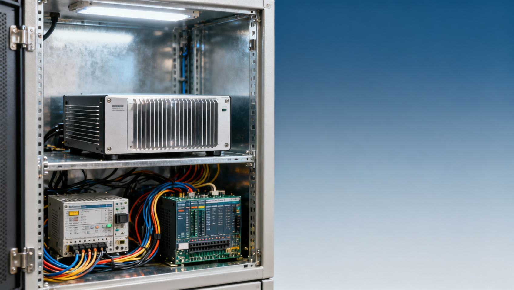 Fanless PC thermal dissipation test in sealed cabinets