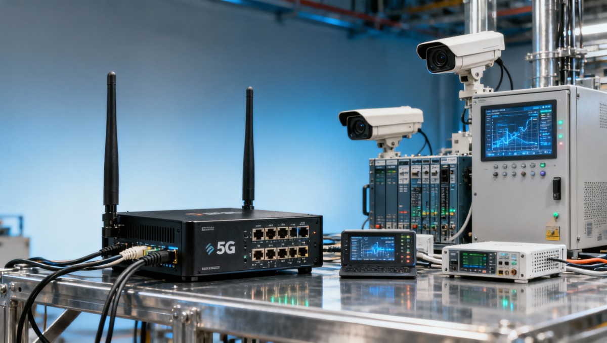 5G industrial router throughput test with real traffic 5G industrial router throughput test with real traffic