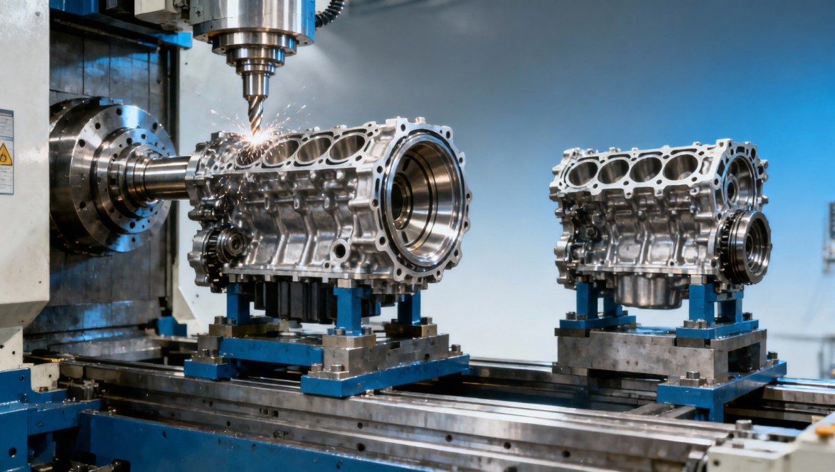 Engine Block CNC Milling Gets Unstable When Fixturing Looks Good on Paper Engine Block CNC Milling Gets Unstable When Fixturing Looks Good on Paper