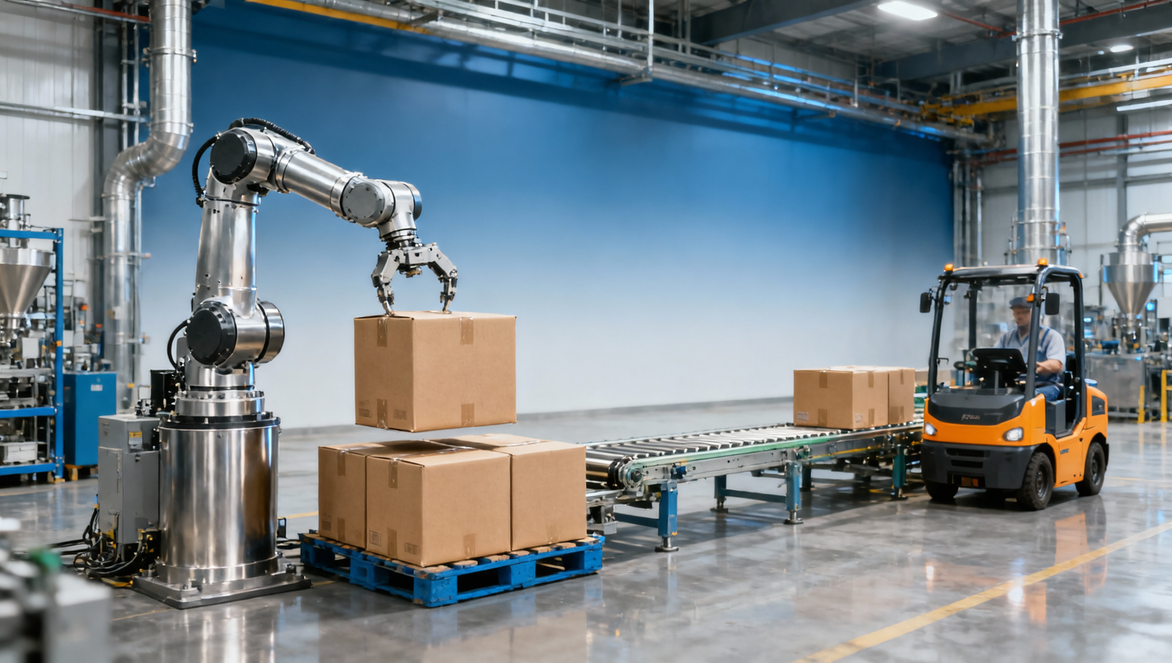 Food Plants Often Oversize an Automated Palletizing System