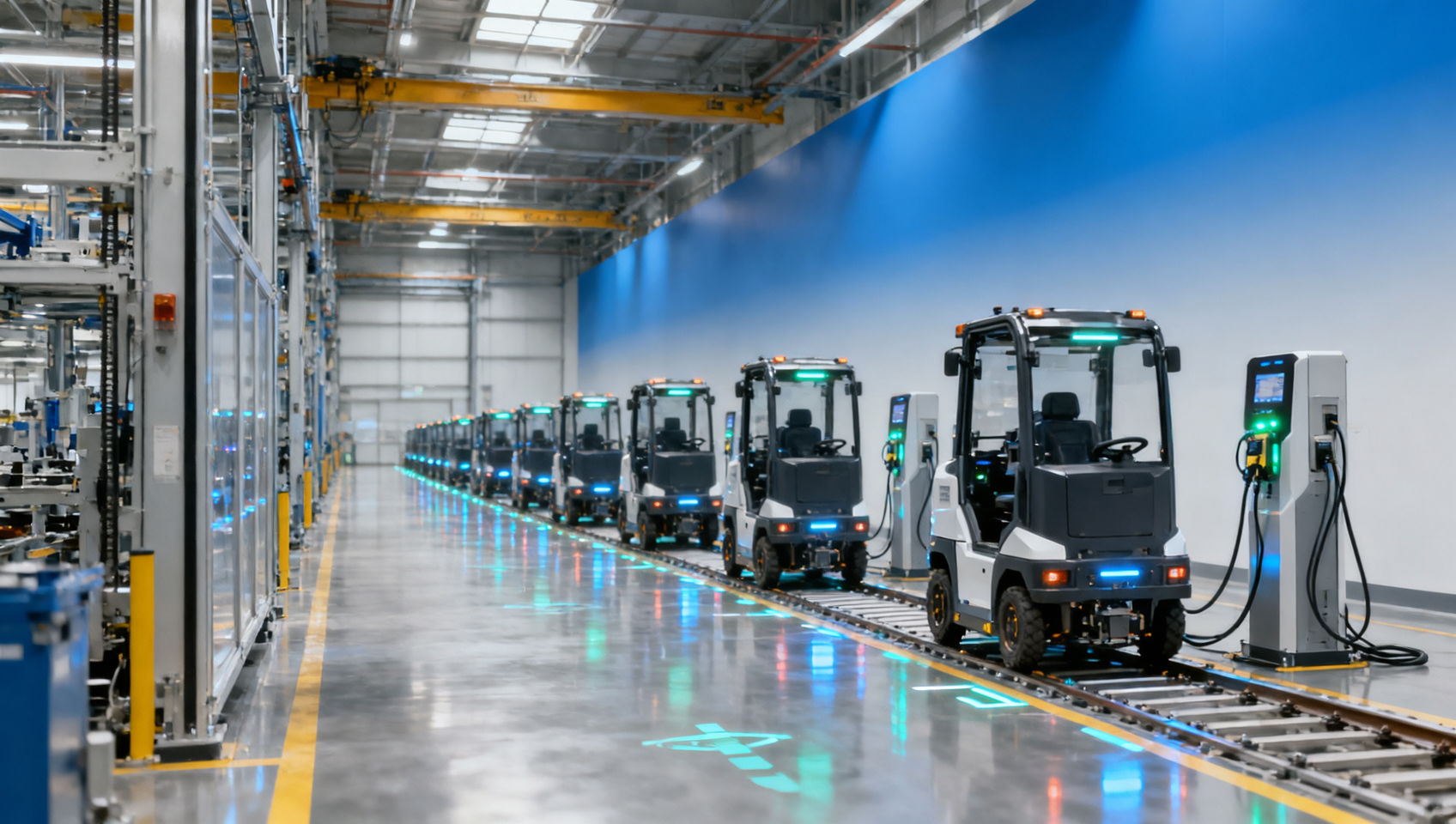 AGV Solutions for Automotive Manufacturing Face a Charging Bottleneck