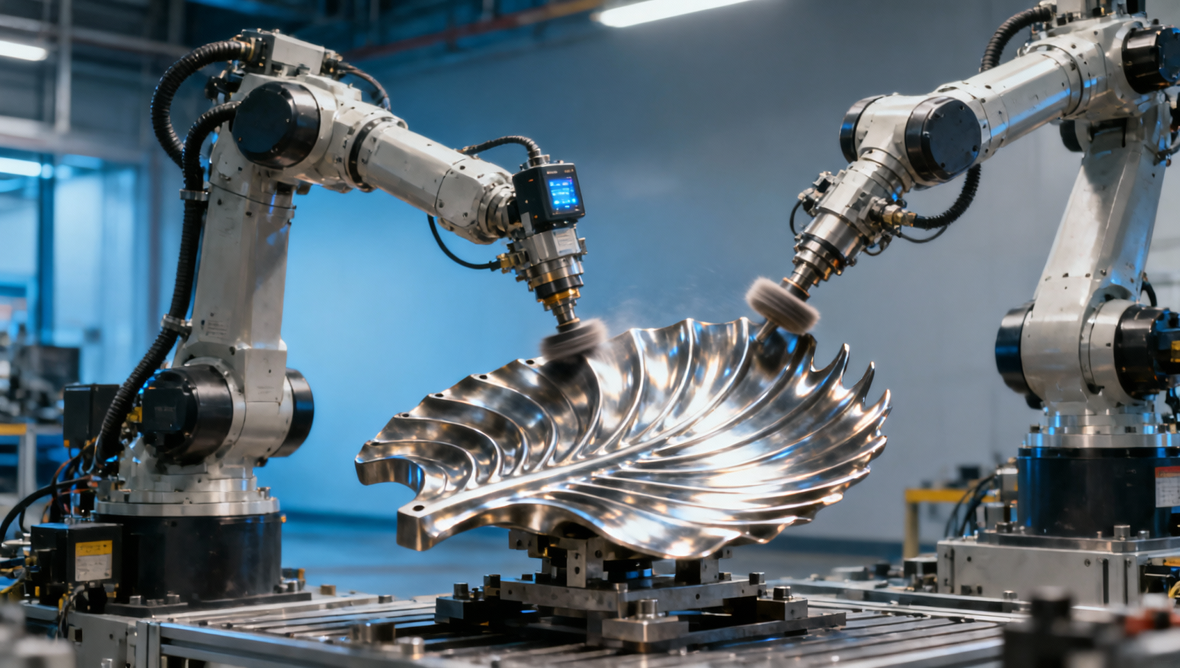 Robotic Polishing for Aerospace Parts Gets Harder on Complex Curves