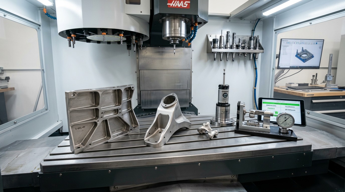 Titanium CNC machining supplier selection gets harder with tight tolerances