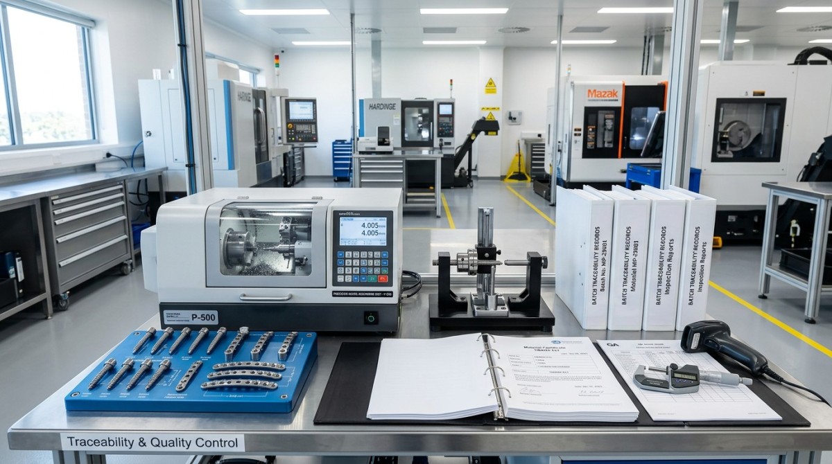 Medical implant machining wholesale and the traceability gap
