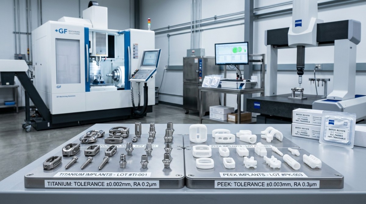 What separates reliable medical implant machining wholesale partners