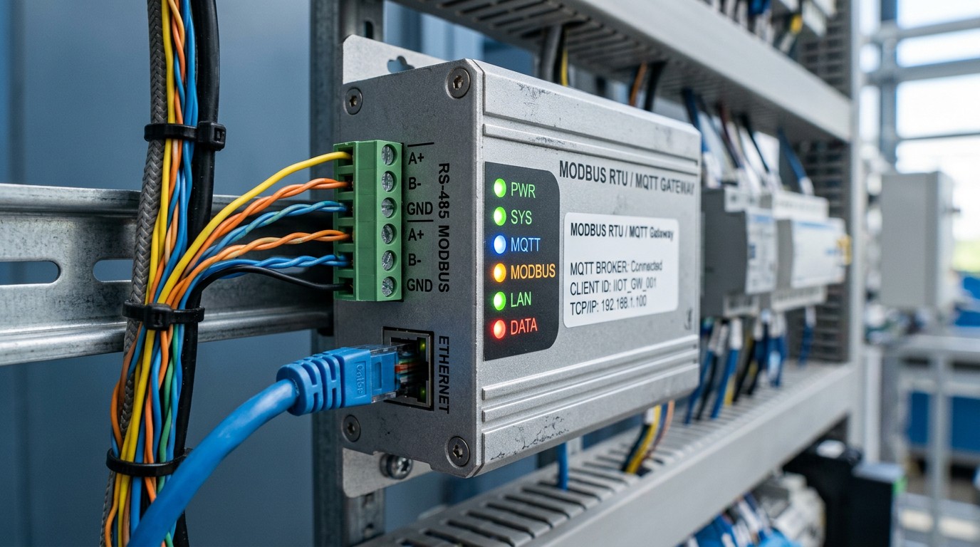 Modbus RTU to MQTT gateway issues that appear after scaling