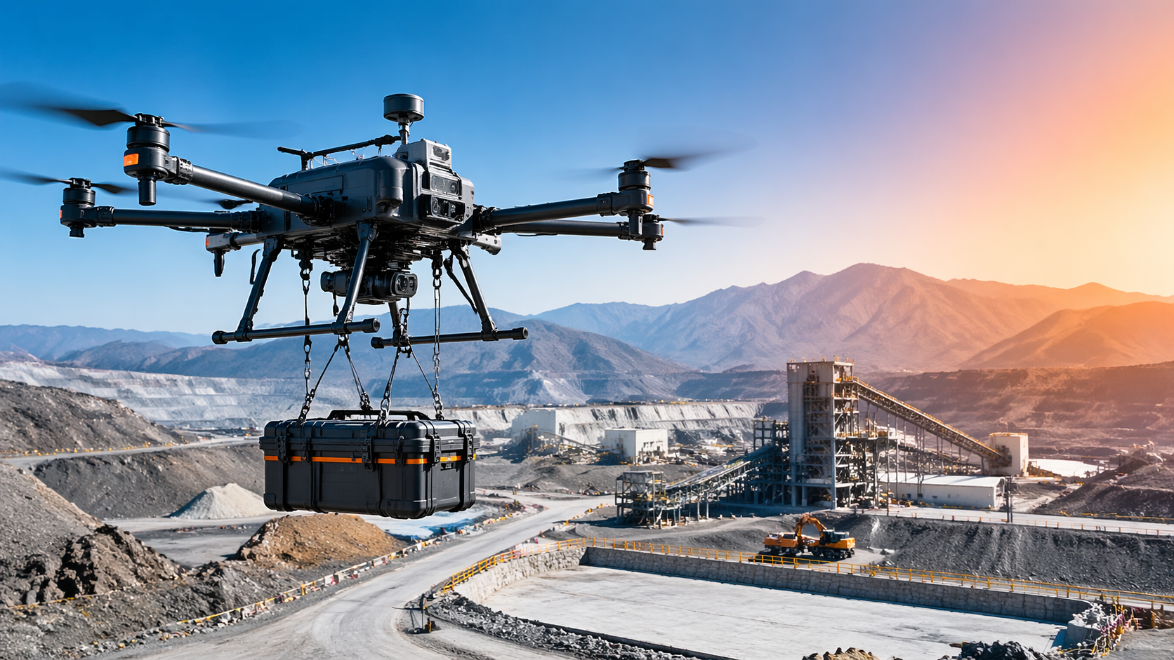 When Does a Heavy Lift UAV Really Save Time on Site?