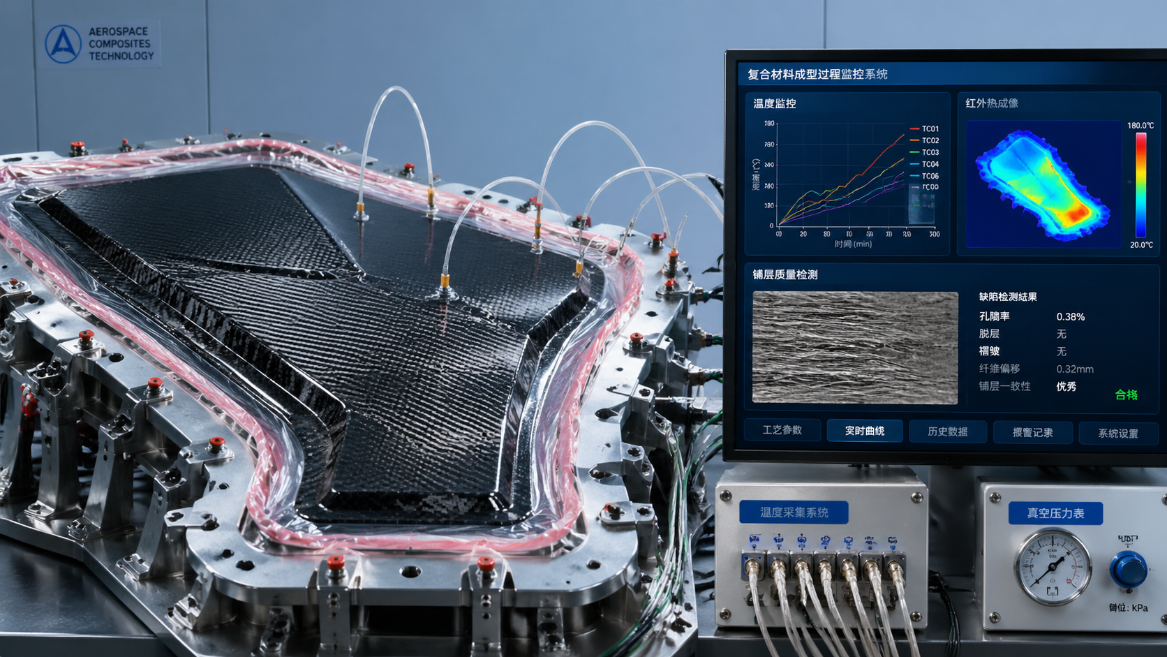 Aerospace carbon fiber molding process defects start earlier than expected