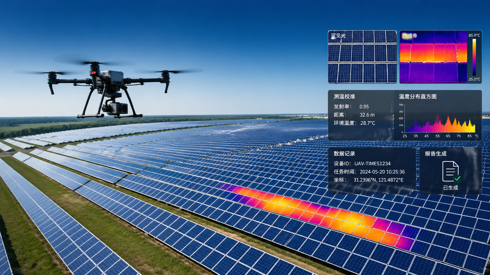 UAV thermal inspection of solar panels is not just about image quality