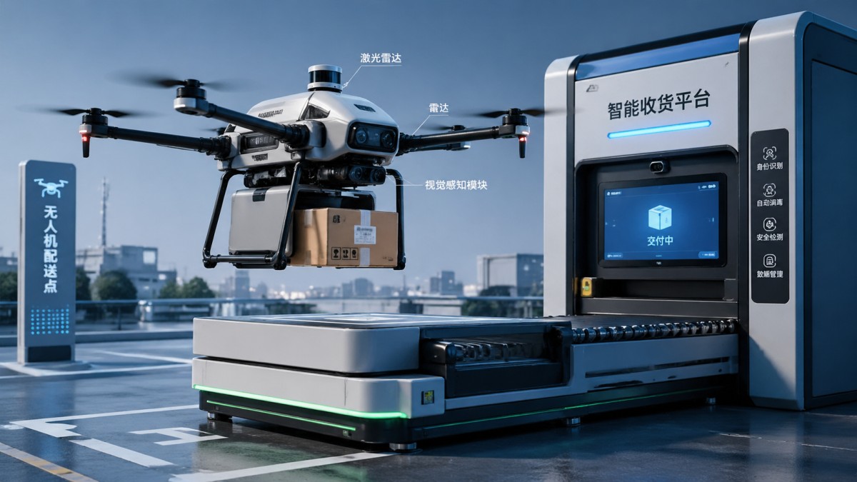 Drone delivery system logistics breaks down at the handoff stage Drone delivery system logistics breaks down at the handoff stage