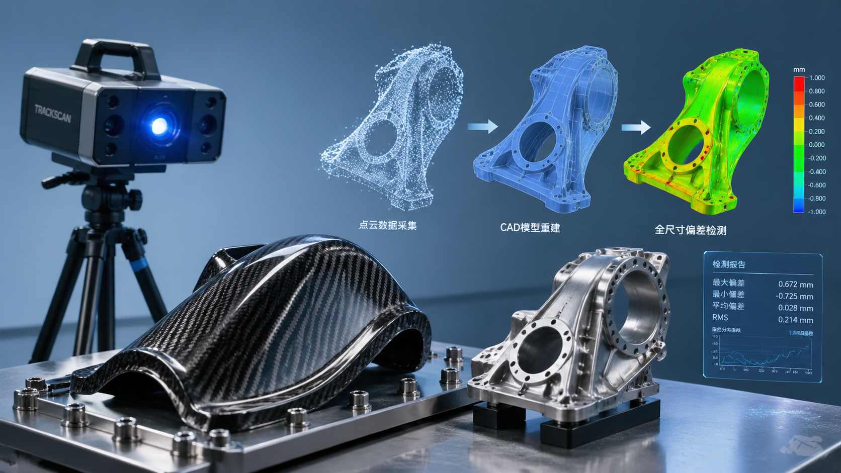 Aerospace parts reverse engineering where accuracy is usually lost