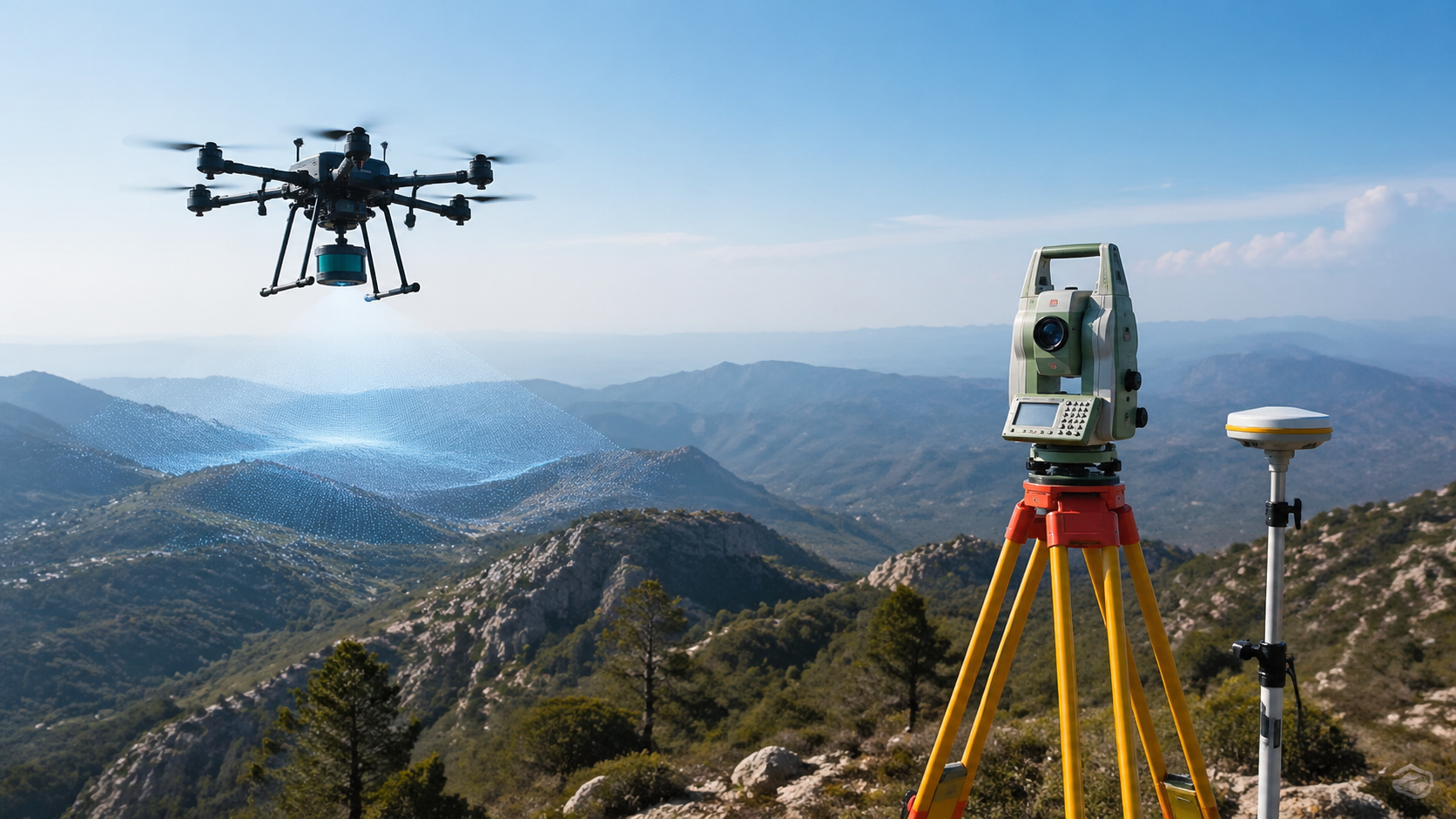 UAV LiDAR for topographical survey versus ground methods