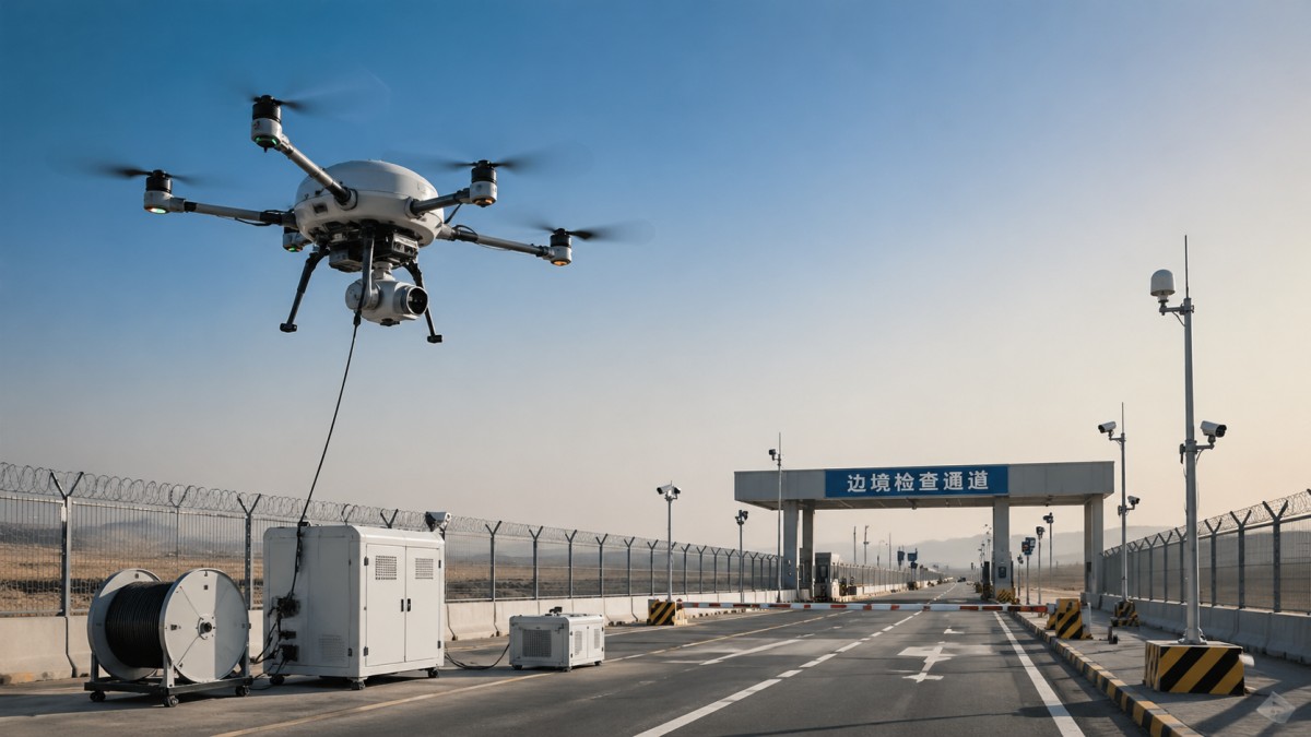 Tethered drone for border security has limits worth planning for Tethered drone for border security has limits worth planning for