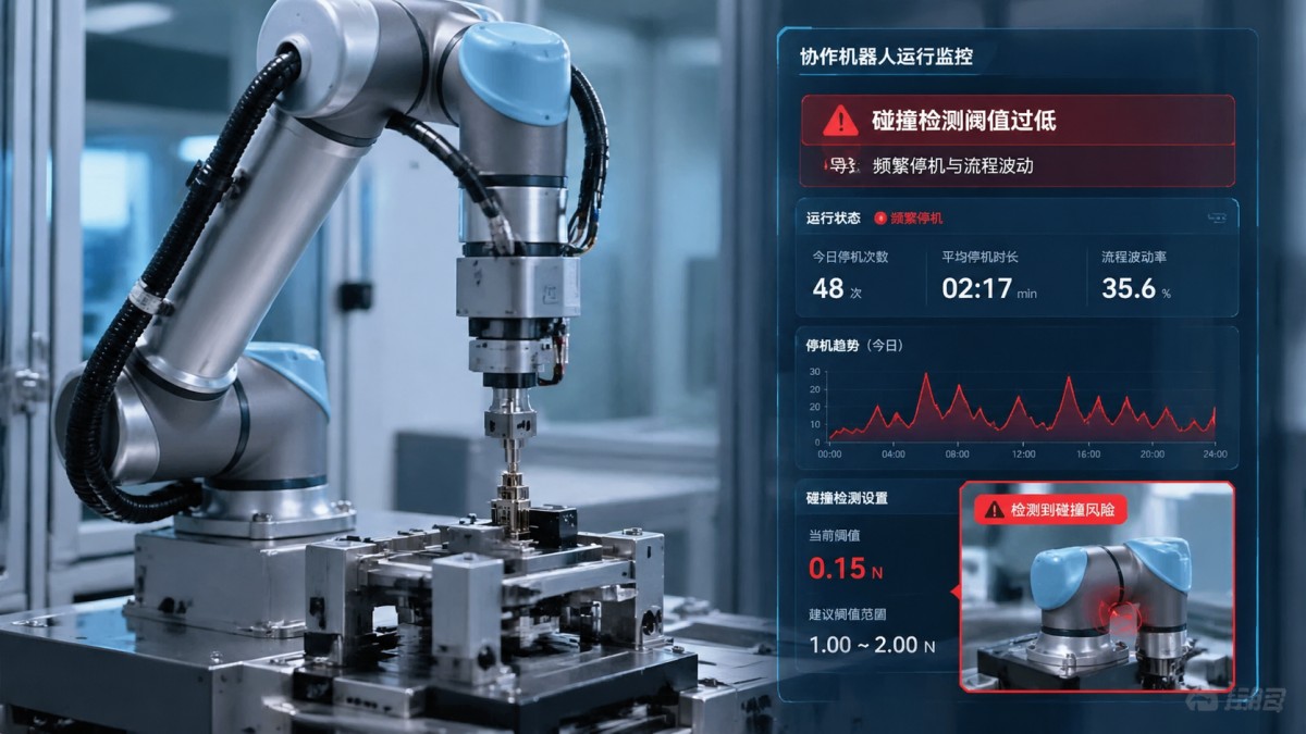 Cobot collision detection threshold set too low causes new problems Cobot collision detection threshold set too low causes new problems