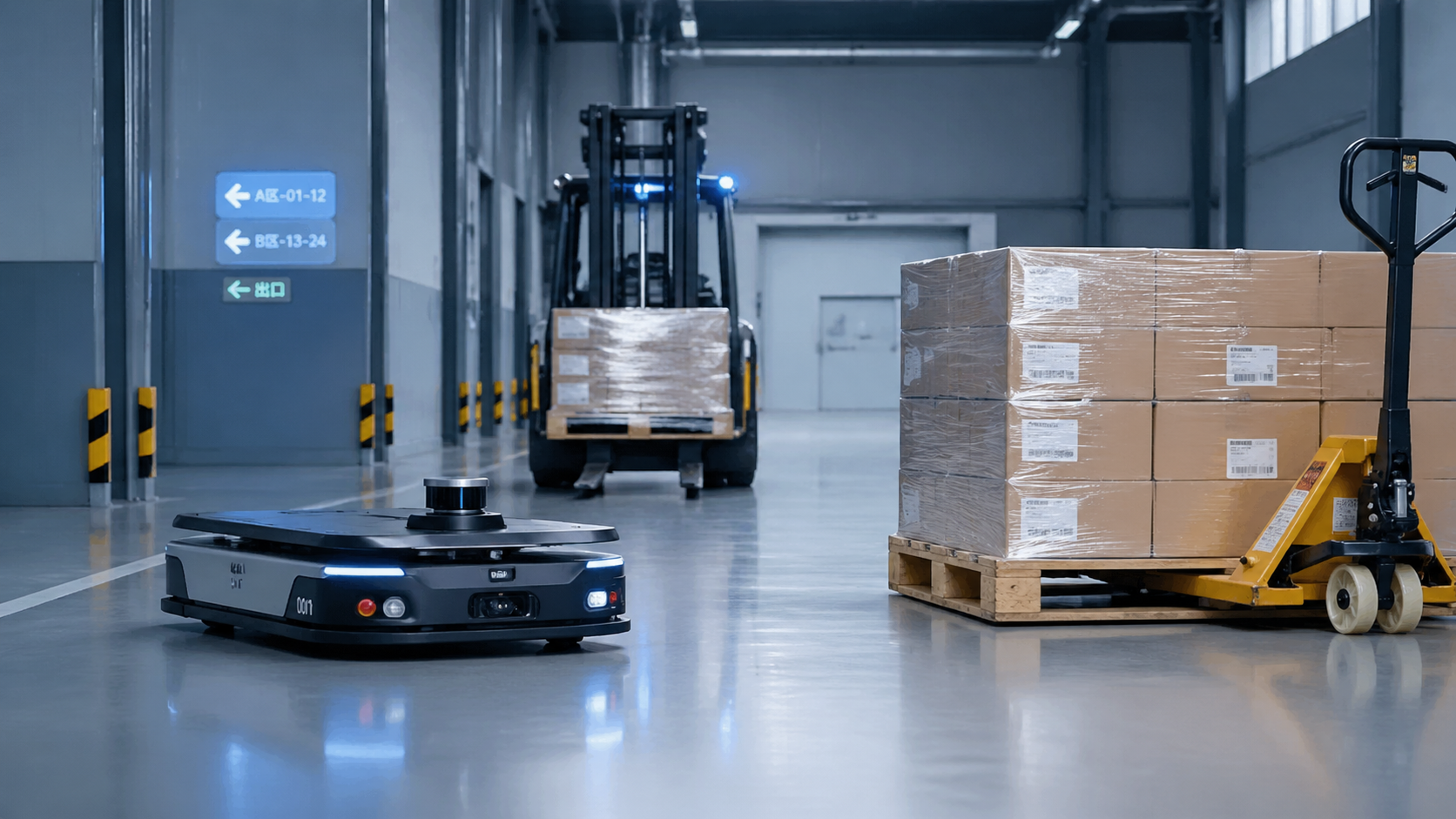 AMR obstacle avoidance latency becomes visible in mixed traffic