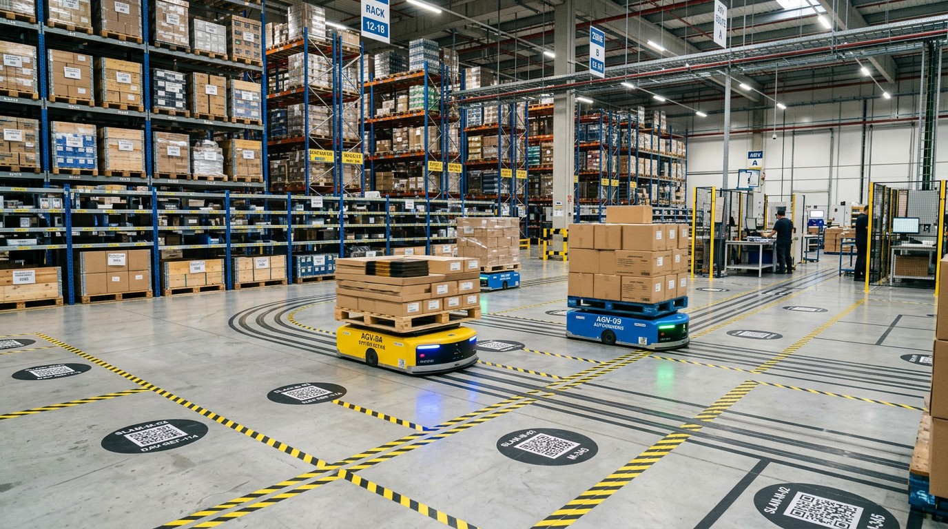 AGV navigation systems factory tests rarely match live conditions