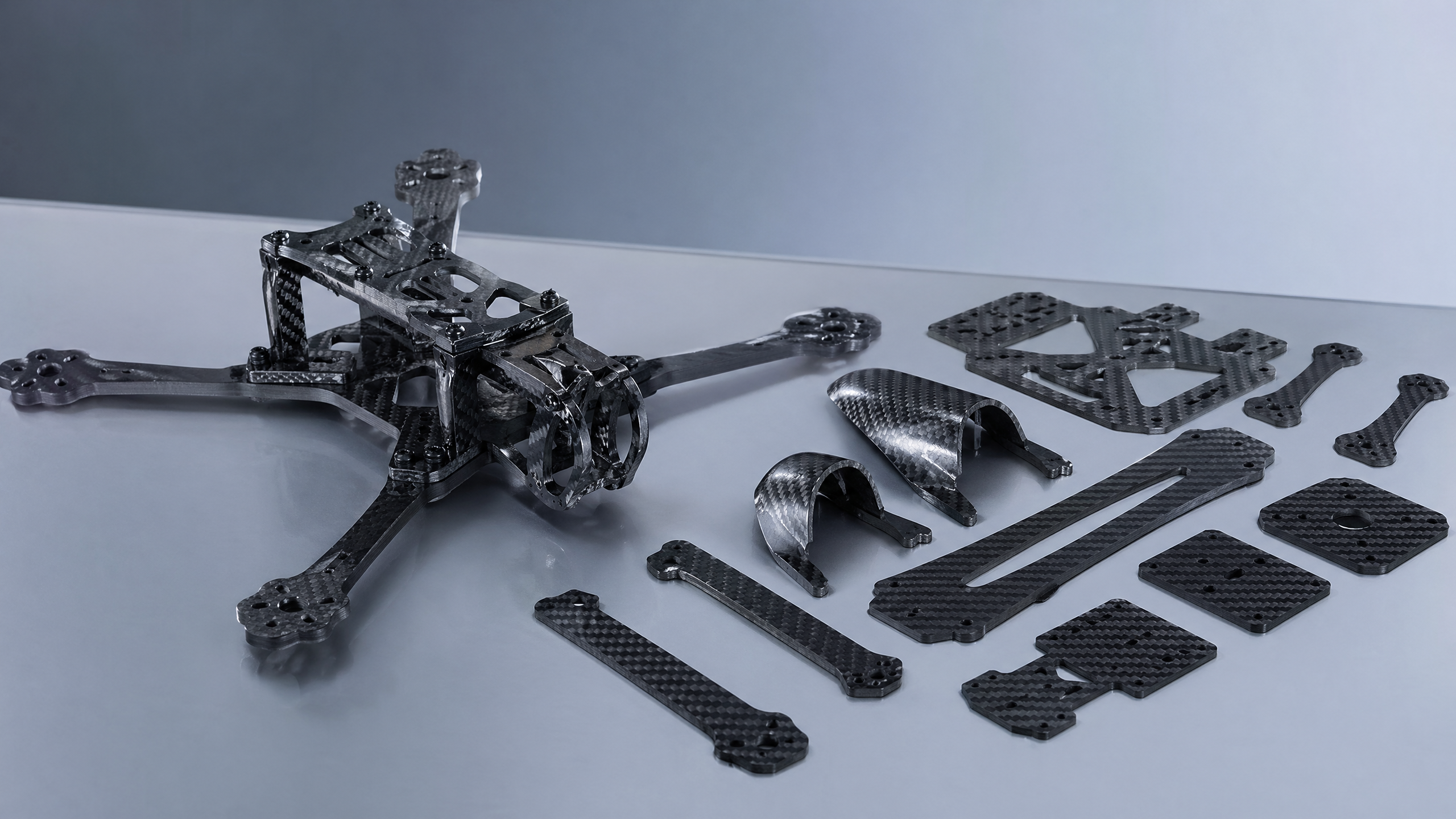 Carbon fiber drone frame wholesale: prepreg or plate cut