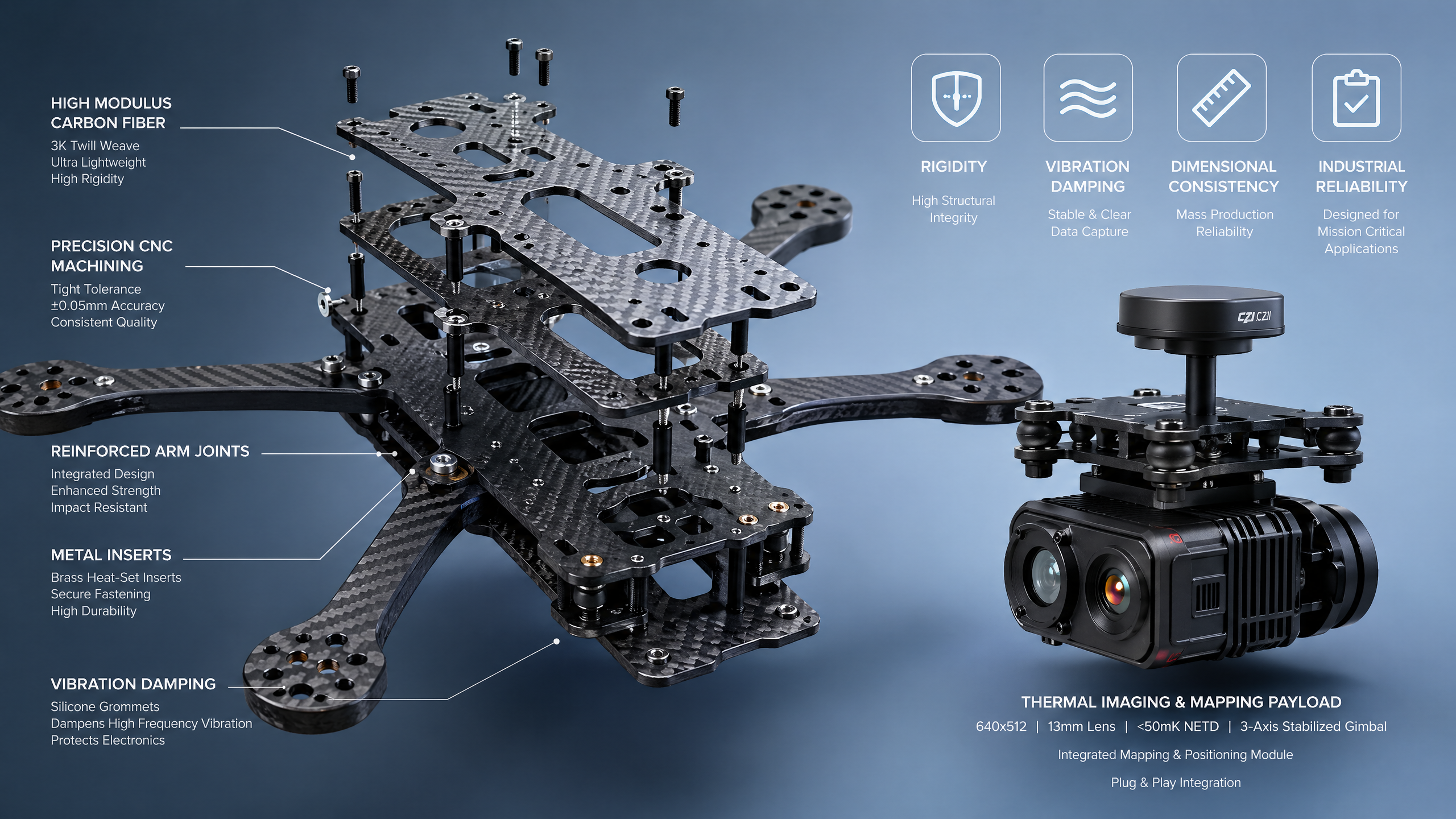 What buyers miss in carbon fiber drone frame wholesale