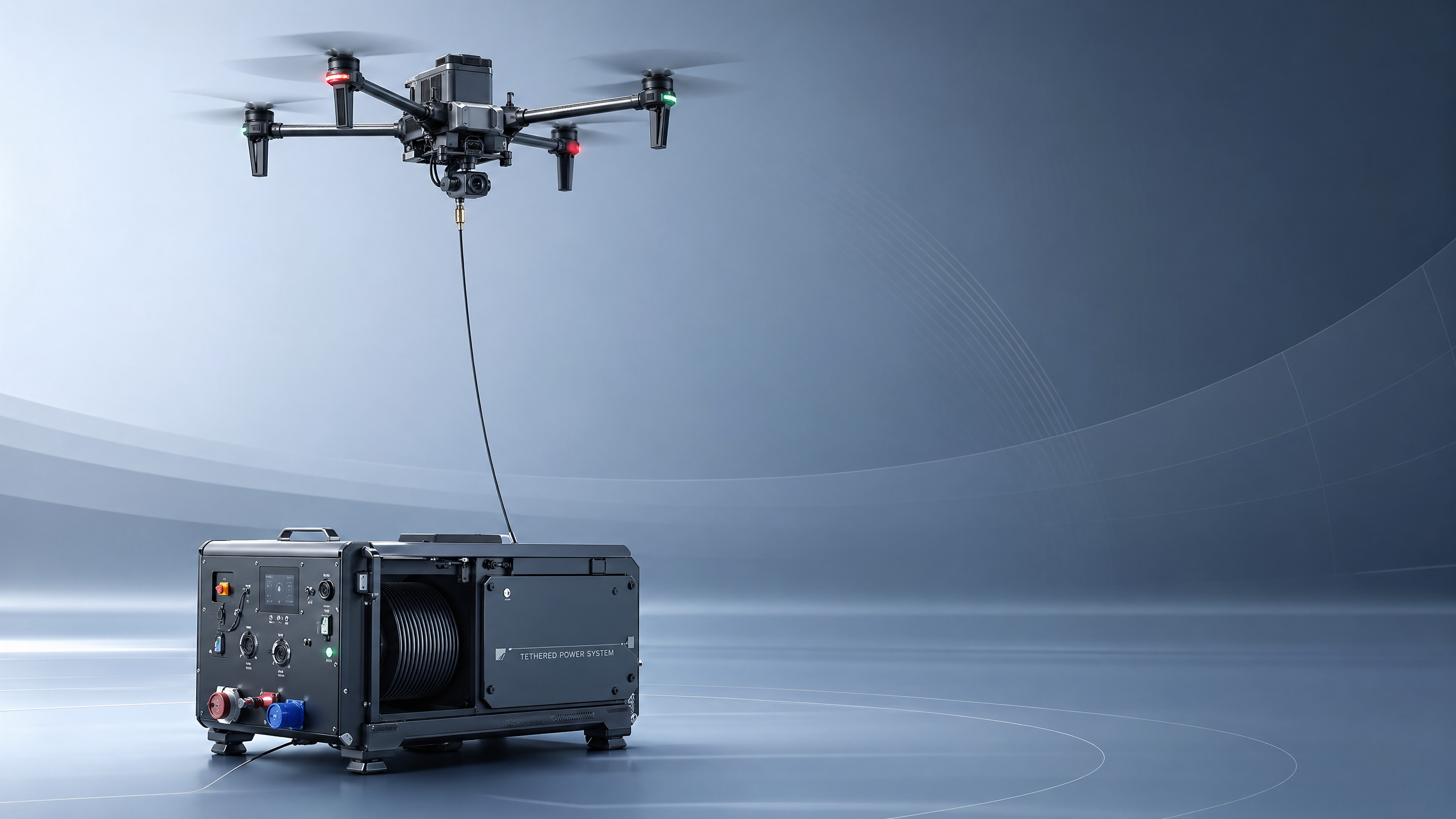 How to estimate tethered UAV continuous flight time