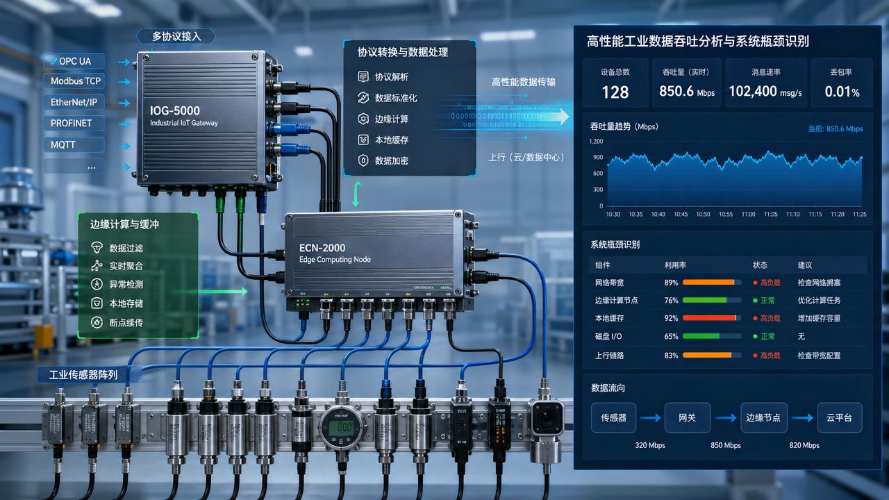 Why throughput bottlenecks hide inside industrial IoT architectures
