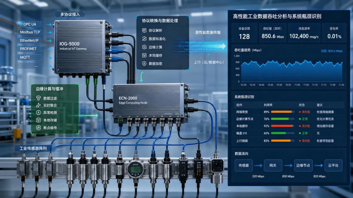 Why throughput bottlenecks hide inside industrial IoT architectures Why throughput bottlenecks hide inside industrial IoT architectures
