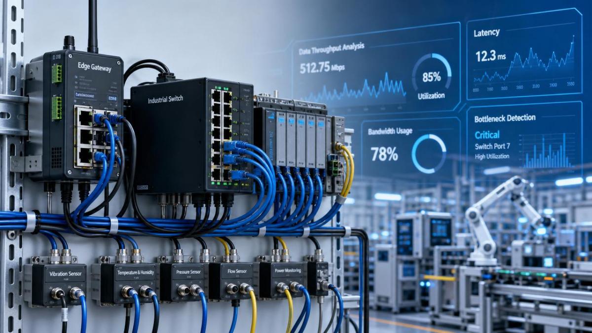 What data throughput analysis reveals in IIoT bottlenecks What data throughput analysis reveals in IIoT bottlenecks