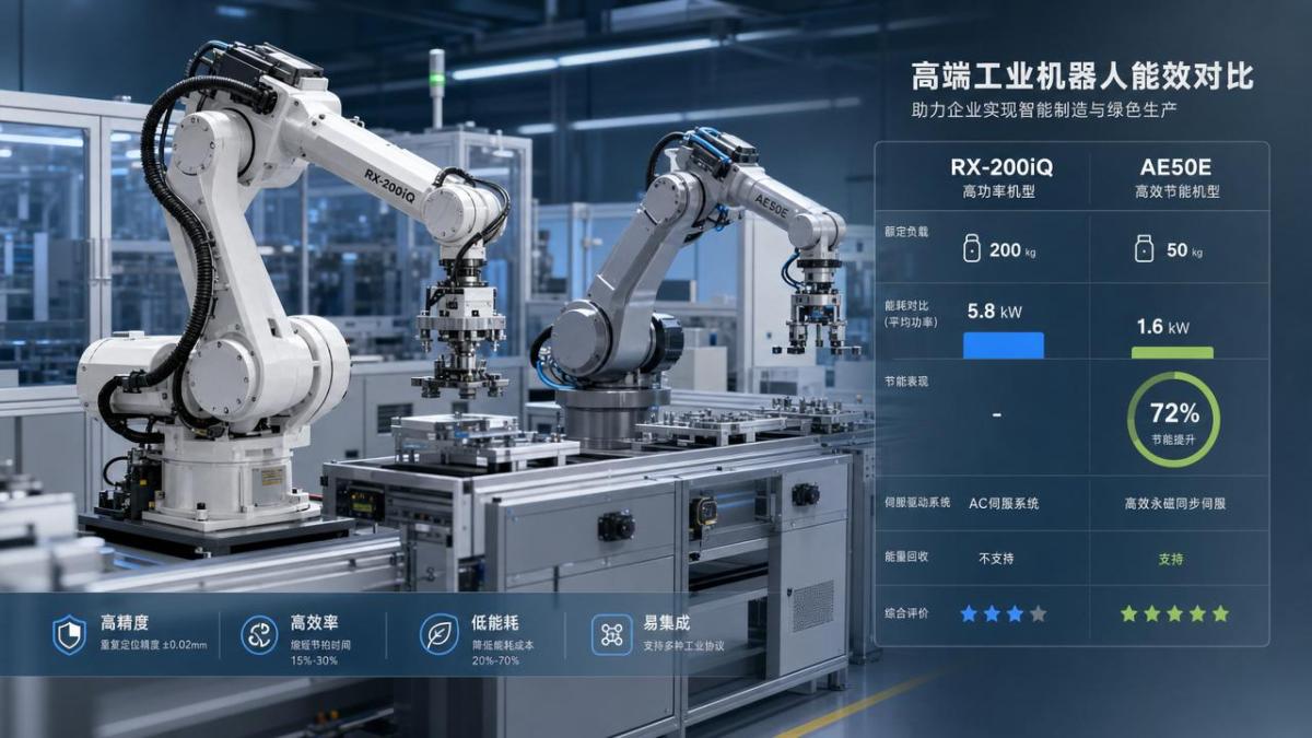 Energy efficiency comparison in robots is changing buying choices Energy efficiency comparison in robots is changing buying choices